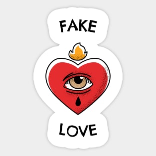 Fake love Sticker